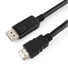 Кабель мультимедийный Display Port to HDMI 5.0m Cablexpert (CC-DP-HDMI-5M)