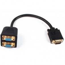 Перехідник Cablexpert VGA M to 2 VGA F (CC-VGAX2-20CM)
