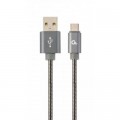 Дата кабель USB 2.0 AM to Type-C 1.0m Cablexpert (CC-USB2S-AMCM-1M-BG)