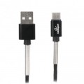 Дата кабель USB 2.0 AM to USB-C 1.0m Cablexpert (CCPB-C-USB-06BK)