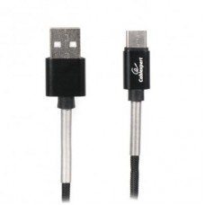 Дата кабель USB 2.0 AM to USB-C 1.0m Cablexpert (CCPB-C-USB-06BK)