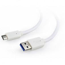 Дата кабель USB 3.0 AM to USB-C 0.1m Cablexpert (CCP-USB3-AMCM-W-0.1M)