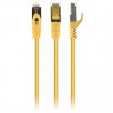 Патч-корд 0.25м S/FTP Cat 6A CU LSZH yellow Cablexpert (PP6A-LSZHCU-Y-0.25M)