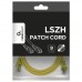 Патч-корд 0.25м S/FTP Cat 6A CU LSZH yellow Cablexpert (PP6A-LSZHCU-Y-0.25M)