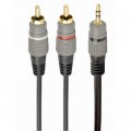 Кабель мультимедійний 3.5 Jack to 2RCA 1.5m Cablexpert (CCA-352-1.5M)