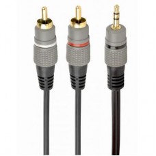 Кабель мультимедійний 3.5 Jack to 2RCA 1.5m Cablexpert (CCA-352-1.5M)