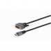 Кабель мультимедійний HDMI to DVI 1.8m 18+1pin, 4K 30Hz Cablexpert (CC-HDMI-DVI-4K-6)