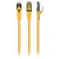 Патч-корд 0.5м S/FTP Cat 6A CU LSZH yellow Cablexpert (PP6A-LSZHCU-Y-0.5M)