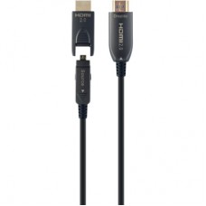 Кабель мультимедійний HDMI to HDMI 30.0m AOC V.2.0, 4K 60Hz Gold Cablexpert (CCBP-HDMID-AOC-30M)