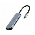 Концентратор Cablexpert USB-С to 1 х USB 3.1 Gen1 (5 Gbps), 3 х USB 2.0 (UHB-CM-U3P1U2P3-01)