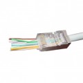 Коннектор RJ45 cat.5e FTP 8P8C * 10 (наскрізні отв., позолоч. конт.) Cablexpert (LC-PTF-01/10)