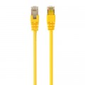 Патч-корд 0.25м FTP cat 6 CCA yellow Cablexpert (PP6-0.25M/Y)