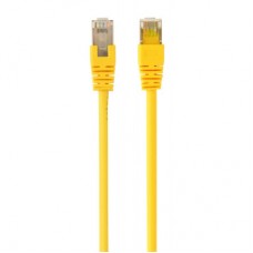 Патч-корд 0.25м FTP cat 6 CCA yellow Cablexpert (PP6-0.25M/Y)