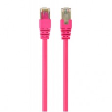 Патч-корд 0.25м FTP cat 6 CCA pink Cablexpert (PP6-0.25M/RO)