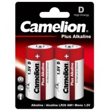 Батарейка Camelion D LR20 Plus Alkaline * 2 (LR20-BP2)