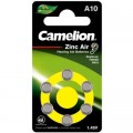 Батарейка А10 / PR70 Zinc-Air * 6 Camelion (А10-BP6)