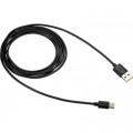 Дата кабель USB 2.0 AM to Type-C 1.8m 1A black Canyon (CNE-USBC2B)