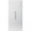 Батарея универсальная Canyon PB-108 10000mAh, Input 5V/2A, Output 5V/2.1A(Max), white (CNE-CPB1008W)