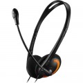 Наушники Canyon HS-01 Black-Orange (CNS-CHS01BO)