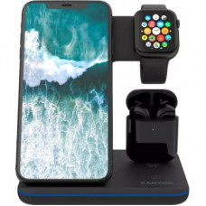 Зарядное устройство Canyon WS-302 3in1 Wireless (CNS-WCS302B)