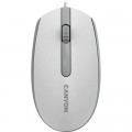 Мишка Canyon M-10 USB White Grey (CNE-CMS10WG)