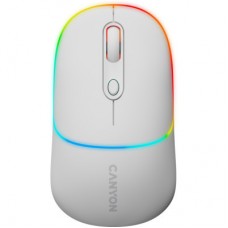 Мышка Canyon MW-22 Dual Band RGB Wireless Snow White (CNS-CMSW22SW)