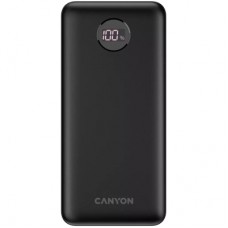 Батарея універсальна Canyon PB-2002 20000mAh, PD/20W, QC/3.0/22.5W, Black (CNE-CPB2002B)
