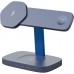 Зарядное устройство Canyon wireless charger HEXAGON WCS-310 3in1 DarkGrey/Blue (CNS-WCS310DGBL)