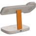 Зарядное устройство Canyon wireless charger HEXAGON WCS-310 3in1 LightGrey/Orange (CNS-WCS310LGOR)
