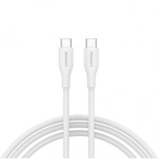 Дата кабель USB-C to USB-C 1.0m CC60SC10 60W Silicon White Canyon (CNS-CC60SC10W)