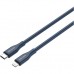 Дата кабель USB-C to Lightning 1.0m CLNM60 C-L 60W MFI Silicon Blue Canyon (CNS-CLNM60SC10DB)