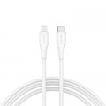 Дата кабель USB-C to Lightning 1.0m CLNM60 C-L 60W MFI Silicon White Canyon (CNS-CLNM60SC10W)