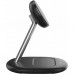 Зарядное устройство Canyon wireless charger WCS-205 15W Qi2 2in1 w/o adapter Black (CNS-WCS205BW/A)