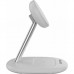 Зарядное устройство Canyon wireless charger WCS-205 15W Qi2 2in1 w/o adapter White (CNS-WCS205WW/A)