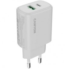 Зарядное устройство Canyon OnCharge 250 25W 1xPD 1xQC EU White (CNE-CHA250-21)