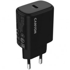 Зарядний пристрій Canyon OnCharge 250 25W 1xPD EU Black (CNE-CHA250-11)