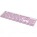 Клавиатура Canyon HKB-W01 Silent Wireless UA Pink (CNS-HKBW01P)