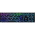 Клавиатура Canyon HKB-W11 Slim Dual Mode Wireless/Bluetooth RGB UA Black (CNS-HBTK11B)