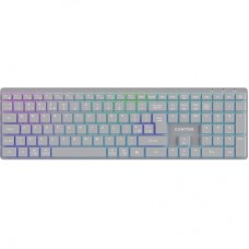 Клавиатура Canyon HKB-W11 Slim Dual Mode Wireless/Bluetooth RGB UA Grey (CNS-HBTK11G)