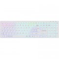 Клавиатура Canyon HKB-W11 Slim Dual Mode Wireless/Bluetooth RGB UA White (CNS-HBTK11W)