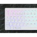 Клавиатура Canyon HKB-W11 Slim Dual Mode Wireless/Bluetooth RGB UA White (CNS-HBTK11W)