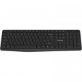 Клавиатура Canyon KB-W01 Water resistant Wireless UA Black (CNE-CKEYW01)