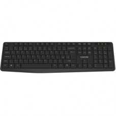 Клавиатура Canyon KB-W01 Water resistant Wireless UA Black (CNE-CKEYW01)