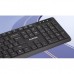 Клавиатура Canyon KB-W01 Water resistant Wireless UA Black (CNE-CKEYW01)