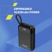 Батарея універсальна Canyon 10000mAh OnPower 104 PD/20W, QC/22.5W built-in cable Black (CNS-CPB104B)