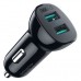 Зарядное устройство Choetech car 2хUSB-A 36W QC black (C0051-BK)