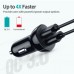 Зарядное устройство Choetech car 2хUSB-A 36W QC black (C0051-BK)