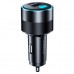 Зарядное устройство Choetech car 2хUSB-C+USB-A 130W QC3.0/PD/PPS black (TC0011-BK)