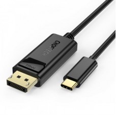 Кабель мультимедийный USB-C to DisplayPort 1.8m 4K 60Hz Choetech (XCP-1801BK)