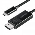 Кабель мультимедийный USB-C to DisplayPort 1.8m 8K 30Hz Choetech (XCP-1803-BK)